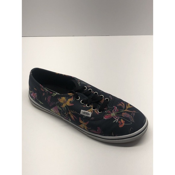 Vans Shoes - Vans Tropical Floral Black Bloom Canvas Sneakers Shoes Women's 8/Men's 6.5